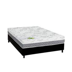Cama Box Casal: Colchão Anatômico Luckspuma D33/AG65 Aspen 50 + Base C