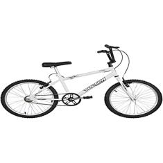 Bicicleta de Passeio Ultra Bikes Esporte Aro 20 Reforçada Freio V-Brake Infantil Juvenil Branco