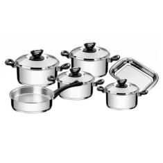 Conjunto de Panelas Tramontina Solar 65720000 - Inox 6 Peças Fundo Tri
