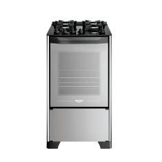 Fogão 4 Bocas Dako Magister Style com Mesa de Vidro Bivolt, Espelhado,