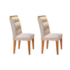 Cadeira Rufato Imperatriz do (2un) Imbuia Imbuia/Creme