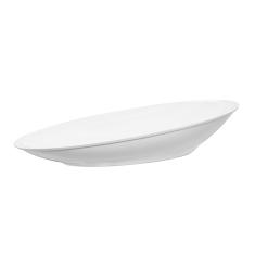 Saladeira Oval 60cm Branca em Policarbonato Linha Profissional Cook VEM