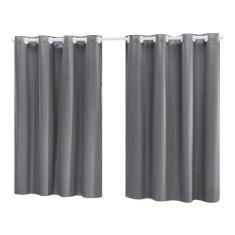 Cortina Blackout Pvc Corta 100 % A Luz 2,80 M X 1,60 M Cinza
