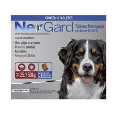 Nexgard Gg 25 A 50kg Com 3 Tabletes Mastigaveis