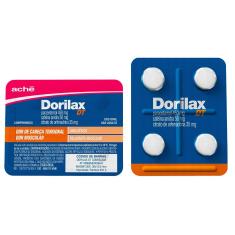 Dorilax DT Paracetamol 450mg + Cafeína Anidra 50mg + Citrato de Orfenadrina 35mg 4 comprimidos 4 Comprimidos