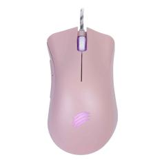 Mouse Gamer Boreal 5 Botoes Led 7 Cores OEX Game Ms319 Rosa-Unissex