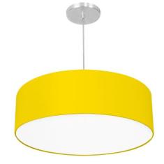 Lustre Cupula Pendente Dome 50x15cm Magnífico Amarelo - MARRYLUZ