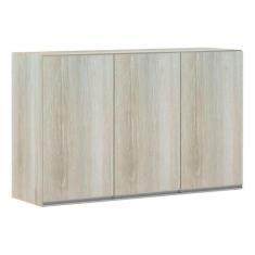 Armário Para Cozinha 120cm 3 Portas Lis Legno Crema - LUCIANE MÓVEIS