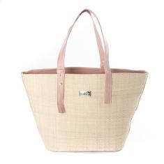 Bolsa Ombro Feminina Palha Zíper Estilo