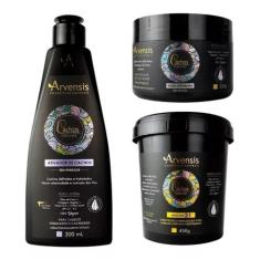 Kit Arvensis Cachos Ativador Ondulado Mascara 2X1 Geleia