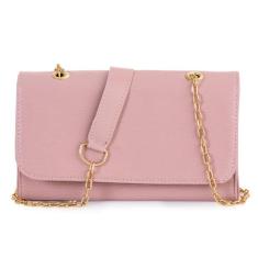 Bolsa de mão com Alça corrente removível trasversal Clutch Bolsa balad