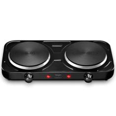 Fogao Eletrico 2 Bocas 2000W 127V Preto Elgin, 110V