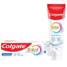 Creme Dental Colgate Total Whitening, com Flúor, 90g