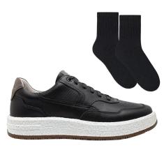 Kit Tênis Democrata Drake Pulse Masculino + Par d-Masculino