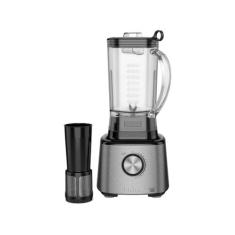 Liquidificador Philco 1400W 3L 12 Velocidades Inox PLQ2100PI, Preto, 1