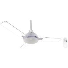 Ventilador de Teto Britânia Silencioso 131W Cristal BVT05B, Branco, 11