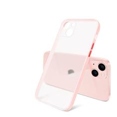 Capa transparente de silicone macio fosco quadrado para iphone 13 12 mini 11 pro max x xs xr 7 8 plus se2020 blindagem fina à prova de choque, rosa, para iphone 13