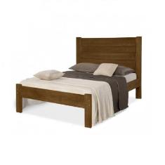 Cama Casal Madeira Maciça Lara Atraente Móveis Imbuia