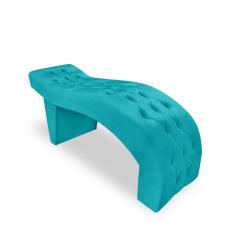 Maca Cama Suede Para Salão De Estética Cílios Maquiagem