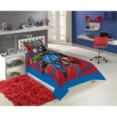 Jogo De Cama Infantil Avengers Vingadores 2 Peças Lepper !!