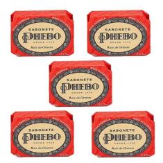 Kit c/ 5 Sabonetes em Barra Raiz do Oriente Phebo 90g