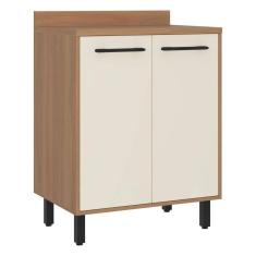 Balcão De Cozinha 70cm Para Cooktop Com Tampo E 2 Portas Havana Cr20309 Rovere/champanhe