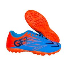 Tênis Chuteira Society E Salão Quadra Grama Sintética - GF7 SPORTS, Az