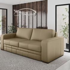 Sofá 2 Lugares 150cm Couro Legítimo Dakota