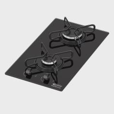 Cooktop 2 Bocas Acendimento Automático Be Preto