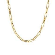 Cordão Corrente Cartier 5Mm 45Cm Banhado A Ouro 18K