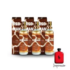 Kit 3 Perfumes Red Man 15Ml Amakha Paris