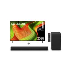 Smart TV LG OLED AI B5 4K de 65" 2025 + Soundbar S40T 300W RMS, 2.1 Ca