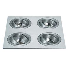 Spot Bella Iluminação Ecco No Voltagev Prata