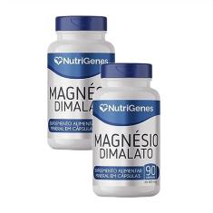 2x Magnésio Dimalato - Nutrigenes - 60 Cápsulas