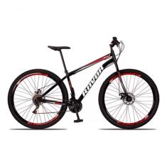 Bicicleta Bike Aço 21 Marchas Velocidades Aro 29 Cor:vermelho