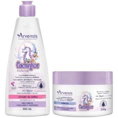 Kit Arvensis Infantil Ativador De Cachos 300ml E Mascara Cachinhos 250g