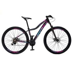 Bicicleta Aro 29 KRW Alumínio 24 Vel Freio a Disco X32