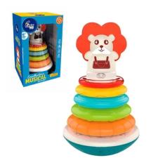 Brinquedo Empilhar Musical Ursinho  - Fenix
