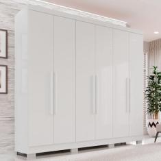 Guarda-roupa Casal 6 Portas 2 Gavetas França - Espresso Móveis