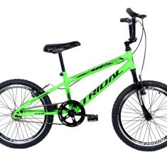 Bicicleta Aro 20 Infantil Bmx Cross Quadro Mtb Verde