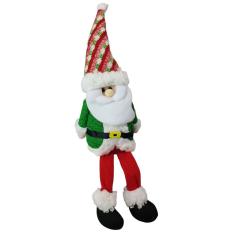 Boneco Papai Noel Sentado Natal Natalino Festa Decoraçao Fim de Ano Mesa Estante Arvore de Natal Janela Enfeite Casa Trabalho Confraternizaçao Evento