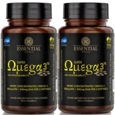 Kit 2x Super Omega 3 TG 500mg - ( 120 caps cada) - Essential Nutrition