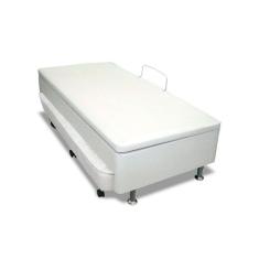 Cama Box Baú C/Auxiliar Solteiro Universal Courano White (88X188) - Ortobom