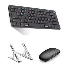 BDNET, Teclado E Mouse Bluetooth + Suporte De Alumínio P Macbook M1