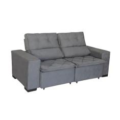 Sofá Soft Slim 3 Lugares Retrátil e Reclinável 2,00m com molas no asse