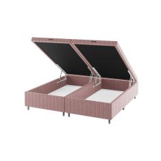 Base Box Baú Ibiza 35cm 2,03m 1,93m Turkey Rose