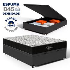 Cama Box com Colchão de Espuma D45 Pillow In Anjos OrtoConfort Auxilia