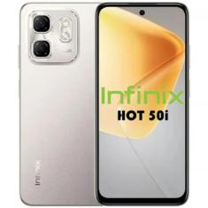 Smartphone Infinix Hot 50i | 4g Dual Sim | Tela 6.7 | 4 + 4 Gb Ram | 256 Gb Anatel Cor:cinza