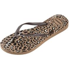 Chinelo Havaianas Slim Animals Feminino-Feminino
