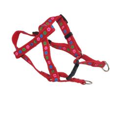 Coleira Peitoral H Guia Ajustavel Cachorro Gato Pet Passeio Adestramento Viagem Antipuxao